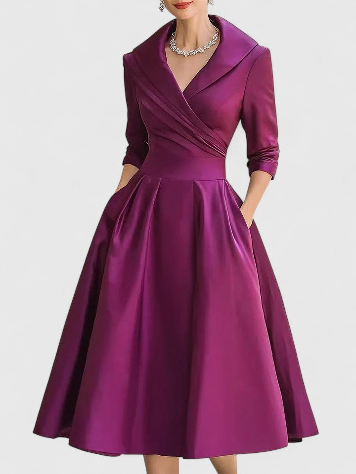 Zyrah | Elegantes Midi-Kleid