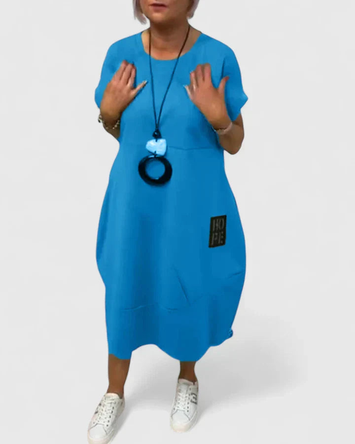 Thalyssiah | Bequemes Midi-Kleid