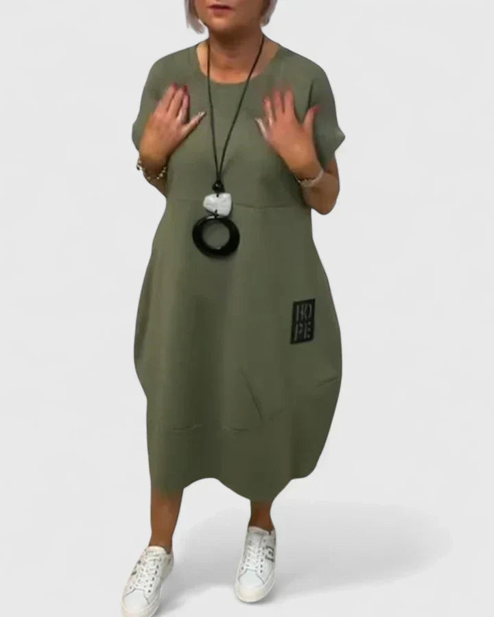 Thalyssiah | Bequemes Midi-Kleid