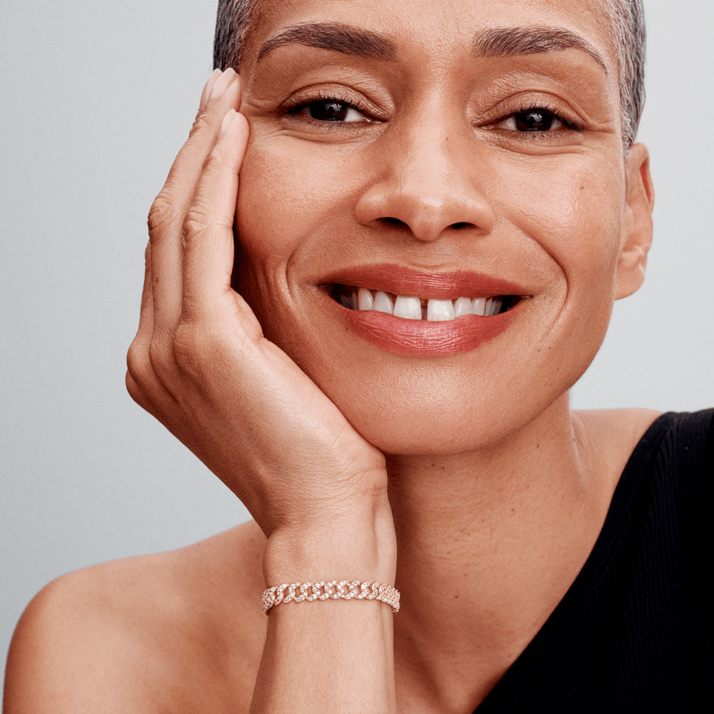 Shannelise | Kubanisches Pink Armband 18k Gold