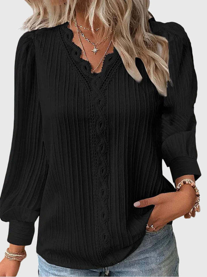 Andrea™ | Elegante Pullover-Bluse