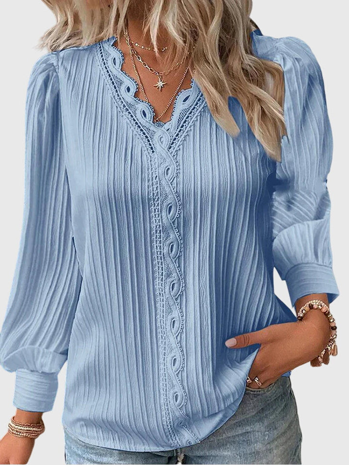 Andrea™ | Elegante Pullover-Bluse