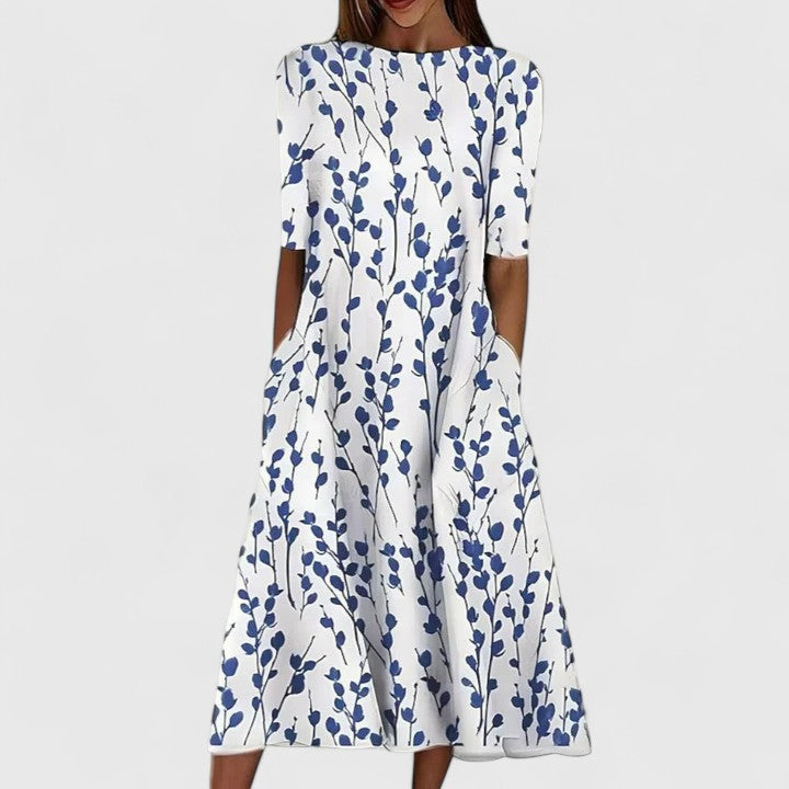 Sarah | Elegantes Midi-Kleid