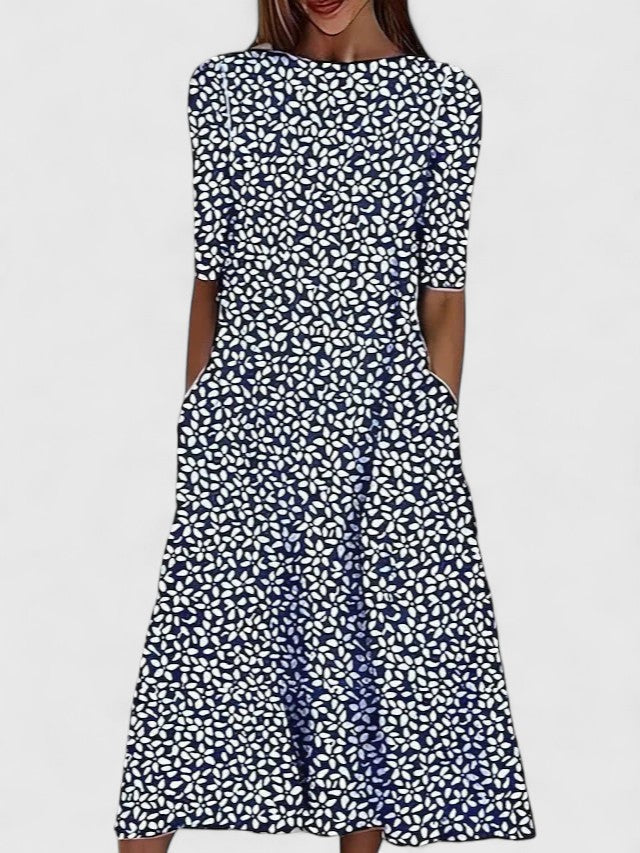 Karelieth | Elegantes Midi-Kleid